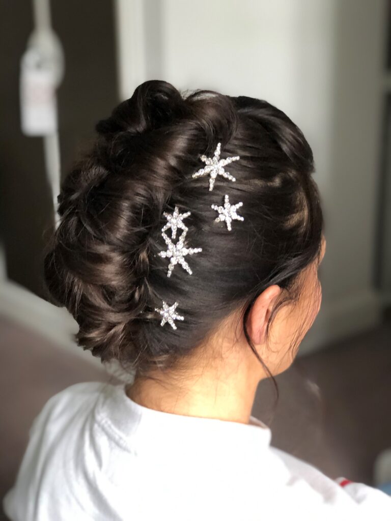 Knotted Faux Hawk. Alternative hair up